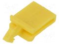 Secondary lock; push-in; Body: yellow; polyamide; yellow; UNIVAL MTA MTA-LOCK