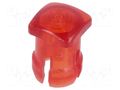 LED lens; square; red; lowprofile; 3mm KEYSTONE KEYS8674