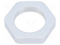 Nut; M20; polyamide; 27mm; Thread: metric; Pitch: 1.5 FIBOX GPA-M20-B