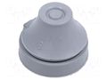Grommet; with bulkhead; Ømount.hole: 21mm; EPDM; grey; Size: M20 SCHNEIDER ELECTRIC IMT36181