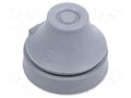 Grommet; with bulkhead; Ømount.hole: 21mm; EPDM; grey; Size: M20 SCHNEIDER ELECTRIC IMT36181