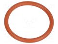 O-ring gasket; VMQ; Thk: 1.8mm; Øint: 17mm; M20; red; -60÷250°C HUMMEL HUMMEL-1321200059
