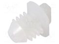 Holder; push-in; polyamide; UL94V-2; natural; Cutout: Ø7.9mm FIX&FASTEN FIX-CCMF-1