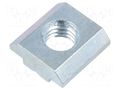 Nut; for profiles; Width of the groove: 8mm; steel; zinc; T-slot FATH FA-096018