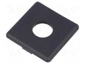 Stopper; for profiles; Width of the groove: 10mm; with hole FATH FA-091015