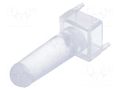 Fiber for LED; Ø3mm; L: 13.97mm; round; Front: convex BIVAR VLP-550-R