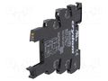 Socket; Ucntrl: 15÷30VDC; for DIN rail mounting; CN SENSATA / CRYDOM DRSCN24