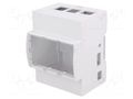 Enclosure: for computer; ODROID C1+; ABS,polycarbonate; grey ITALTRONIC IT-25.0410000.OCP