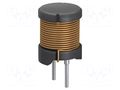 Inductor: wire; THT; 82uH; 1A; 160mΩ; ±10%; Body dim: Ø9.5x10.5mm FASTRON 07HCP-820K-50