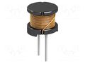 Inductor: wire; THT; 180uH; 1.5A; 191mΩ; ±10%; Ø12.5x10.8mm FASTRON 09HCP-181K-50