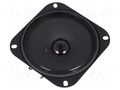 Loudspeaker; 20W; 4Ω; Ø100x36mm; 100÷13000Hz; Sound level: 90dB VISATON VS-R10STE-4