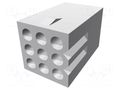 Connector: wire-wire; plug; male/female; PIN: 9; Standard .062" MOLEX MX-03-06-1092