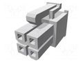 Connector: wire-wire/PCB; plug; female; PIN: 4; Mini-Fit Jr; 4.2mm MOLEX MX-39-03-9042
