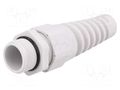 Cable gland; with strain relief; M25; 1.5; IP68; polyamide; grey BM GROUP BM4925S