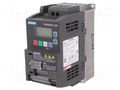 Inverter; Max motor power: 0.75kW; Usup: 200÷240VAC; 0÷599Hz; IN: 6 SIEMENS 6SL3210-5BB17-5BV1