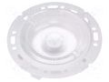 LED lens; round; plexiglass PMMA; transparent; Mounting: push-in LEDIL FN15552