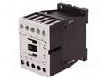 Contactor: 3-pole; NO x3; Auxiliary contacts: NC; 24VDC; 7A; DILM7 EATON ELECTRIC DILM7-01-24DC-E