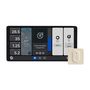 Dual Control Panel Shelly Wall Display X2 WiFi/BLU (silver) + BLU H&T, Shelly WDX2(SL)+BLUHT(Ivory