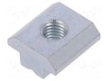 Nut; for profiles; Width of the groove: 10mm; steel; zinc; T-slot FATH FA-096038