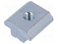 Nut; for profiles; Width of the groove: 10mm; steel; zinc; T-slot FATH FA-096036