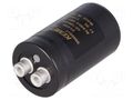Capacitor: electrolytic; 39mF; 25VDC; Ø36x62mm; Pitch: 12.8mm; ±20% KEMET ALS80A393DB025