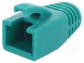 RJ45 plug boot; 8mm; green LOGILINK LOG-MP0035G