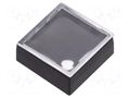 Button; rectangular; colourless; ABS; 18.3x18.3mm Marquardt 834.900.013