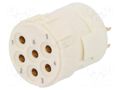 Connector: M23; contact insert; PIN: 6; female; soldering; 20A; 300V HARTING 09151062702