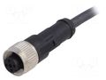 Cable: for sensors/automation; M12; PIN: 4; straight; 10m; plug LAPP 22260343