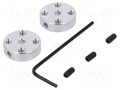 Bracket wheel; Kit: adapter,allen wrench,mounting screws; 2pcs. POLOLU POLOLU-1996