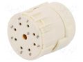 Connector: M23; contact insert; PIN: 9(1+8); female; soldering HARTING 09151092702