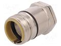 Enclosure for connectors: M23; ComLock,external thread; EMC HARTING 09151000373