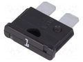 Fuse: fuse; 1A; 32VDC; automotive; 19mm ESKA 340.017