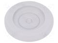 Grommet; Ømount.hole: 50mm; elastomer thermoplastic TPE; grey HT HI TECH POLYMERS HSS-M50-TPE
