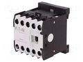 Contactor: 3-pole; NO x3; Auxiliary contacts: NC; 24VDC; 6.6A; 3kW EATON ELECTRIC DILEEM-01-G-24DC-E