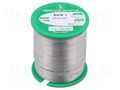 Tin; lead free; Sn99,3Cu0,7; 0.7mm; 250g; reel; Flux: flux free BROQUETAS ECO1-07/025/SW