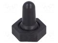 Cap; for toggle switches; neoprene rubber; black Marquardt 343.001.023