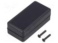Enclosure: multipurpose; X: 25mm; Y: 50mm; Z: 15mm; 1551 MINI; ABS HAMMOND HM-1551BBK