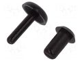 Rivet; polyamide; L.rivet: 4mm; Panel cutout diam: 2.1mm; black DREMEC DR8G4012.0X2.8B