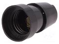 Lampholder: lamp; E27; Body: black; Ø: 38mm; bakelite; L: 60mm PAWBOL PW-D.3002