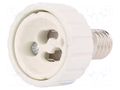 Lampholder: adapter; Body: white; Ø: 34mm; L: 54mm; for lamp PAWBOL PW-D.3106
