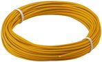 Insulated Copper Wire, 10 m, orange - 1-wire copper cable, stranded (18x 0.1 mm) 55043