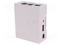 Enclosure: for computer; ODROID C1+; ABS,polycarbonate; grey ITALTRONIC IT-33.0414000.OCP
