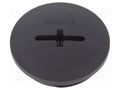 Stopper; M40; 1.5; IP68; polyamide; black; SKINDICHT®; with seal LAPP BLK-GL-M40+O-R9005