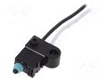 Microswitch SNAP ACTION; 0.05A/15VDC; without lever; SPST-NO PANASONIC ASQM11630-A