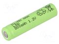 Re-battery: Ni-MH; AAA,R3; 1.2V; 800mAh; Ø10.1x44mm JJJ ACCU-AAA800/JJJ