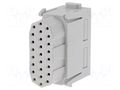 Connector: HDC; module; female; 4A; 50V; Han-Modular®; PIN: 25 HARTING 09140253101