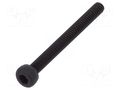 Screw; M2x20; 0.4; Head: cheese head; hex key; HEX 1.5mm; steel BOSSARD B2X20/BN7