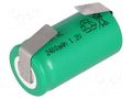Re-battery: Ni-MH; SubC; 1.2V; 2400mAh; soldering lugs; Ø22x44mm JJJ ACCU-J-SC2400-BL