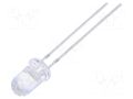 LED; white cold; 5mm; 23500÷33000mcd; 15°; Front: convex; 9500K FORYARD FYL-5014UWC1C-15